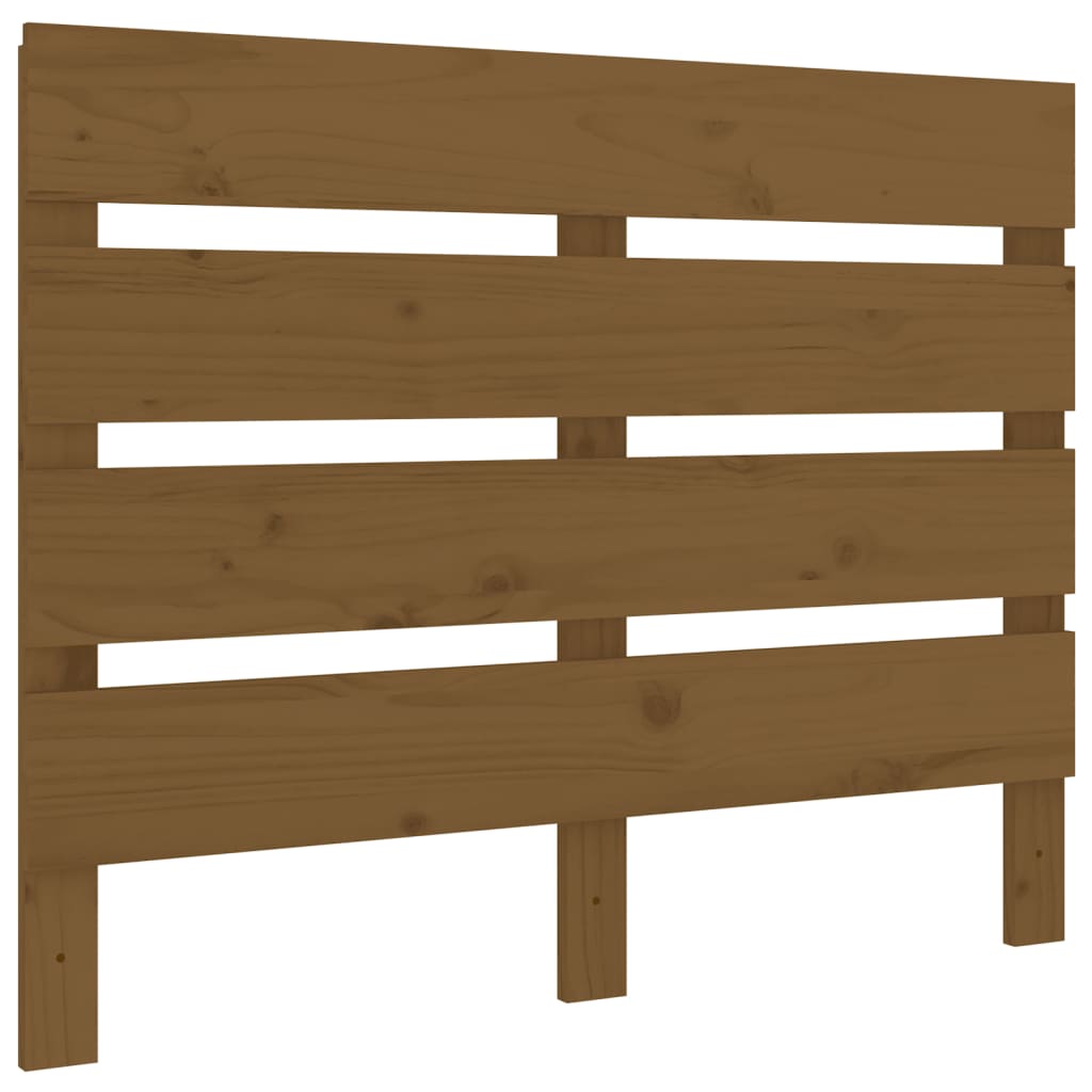 Sengegavl honningbrun 100x3x80 cm heltre furu