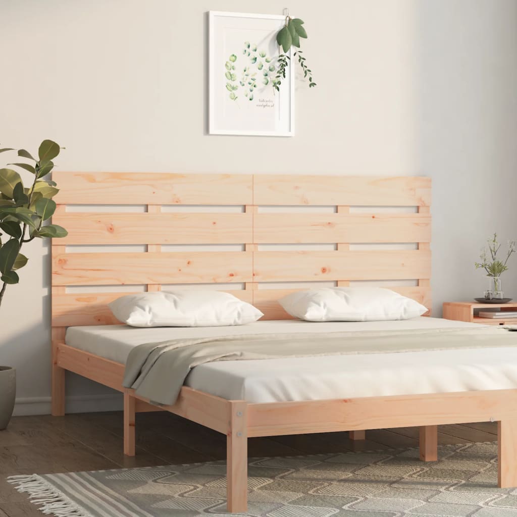 Sengegavl 120x3x80 cm heltre furu
