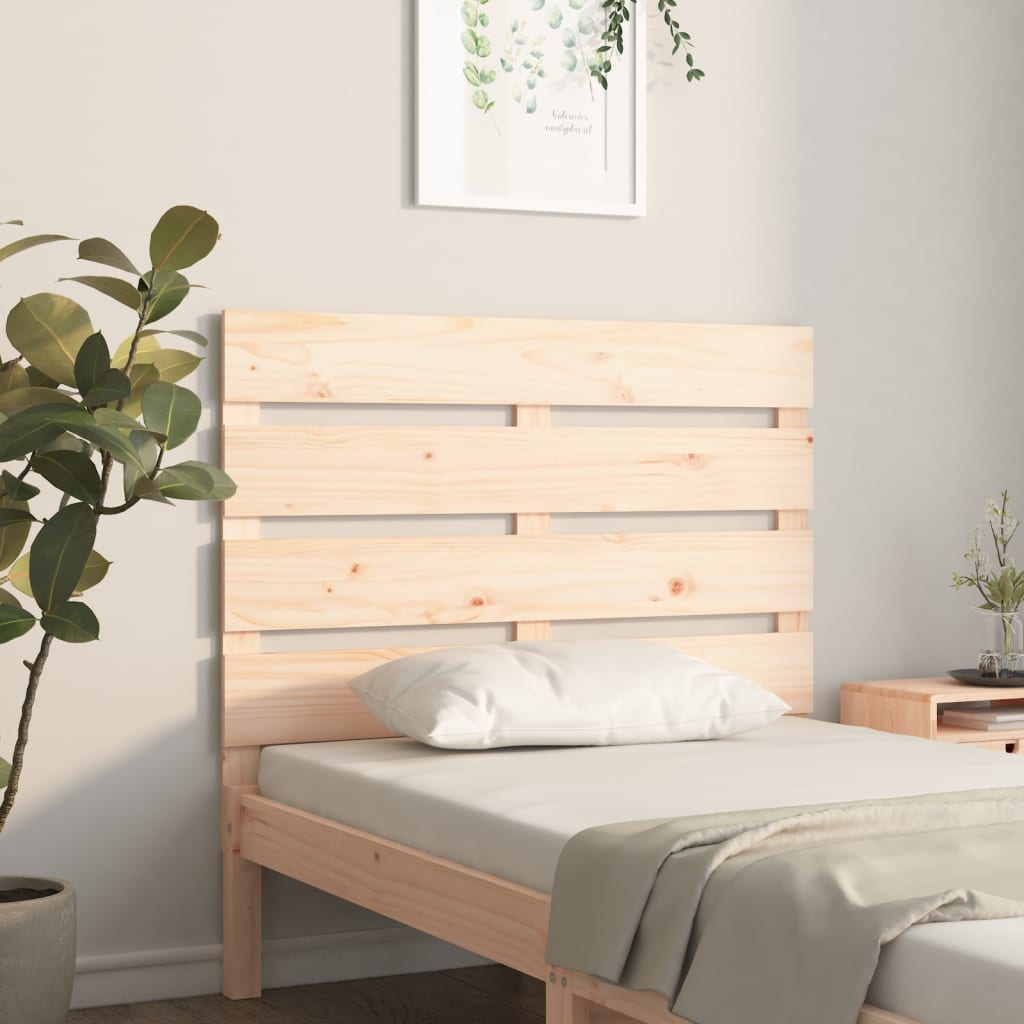 Sengegavl 75x3x80 cm heltre furu