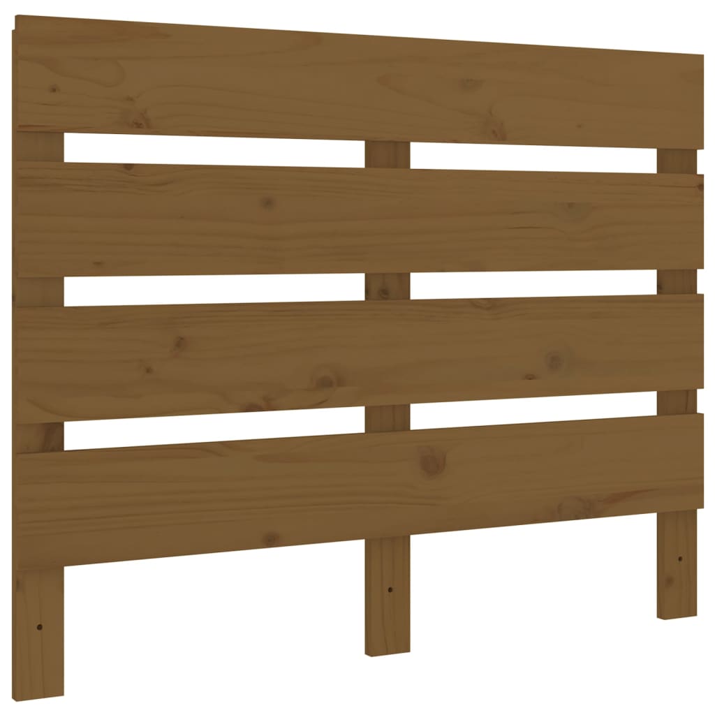 Sengegavl honningbrun 75x3x80 cm heltre furu