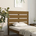 Sengegavl honningbrun 75x3x80 cm heltre furu