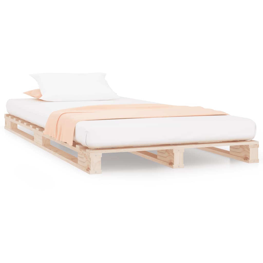 Palleseng 90x200 cm heltre furu