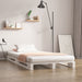 Palleseng hvit 90x190 cm heltre furu Single