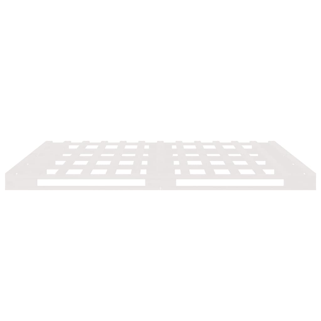 Palleseng hvit 135x190 cm heltre furu Double