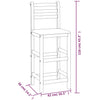 Barstoler 8 stk heltre akasie
