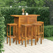Hagebarsett 5 deler heltre akasie
