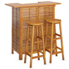Hagebarsett 3 deler heltre akasie