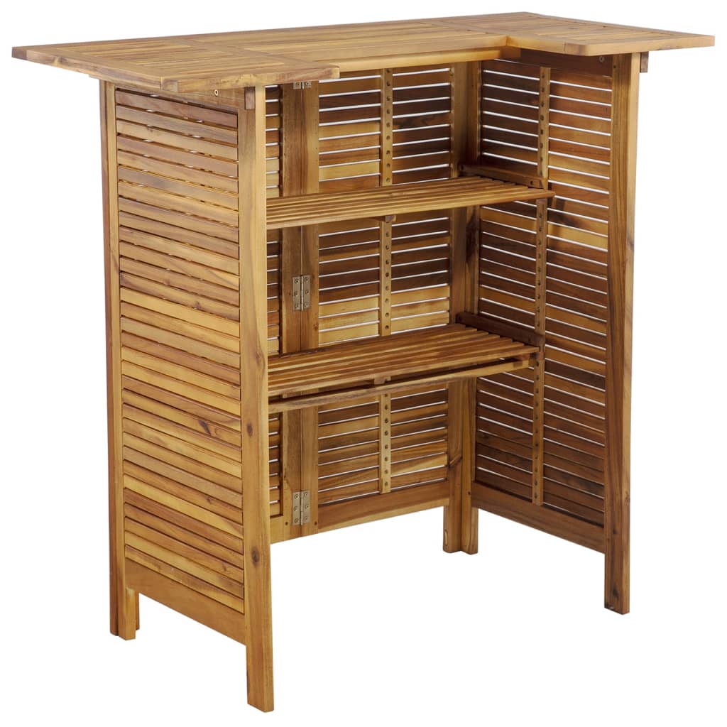 Hagebarsett 3 deler heltre akasie vidaXL