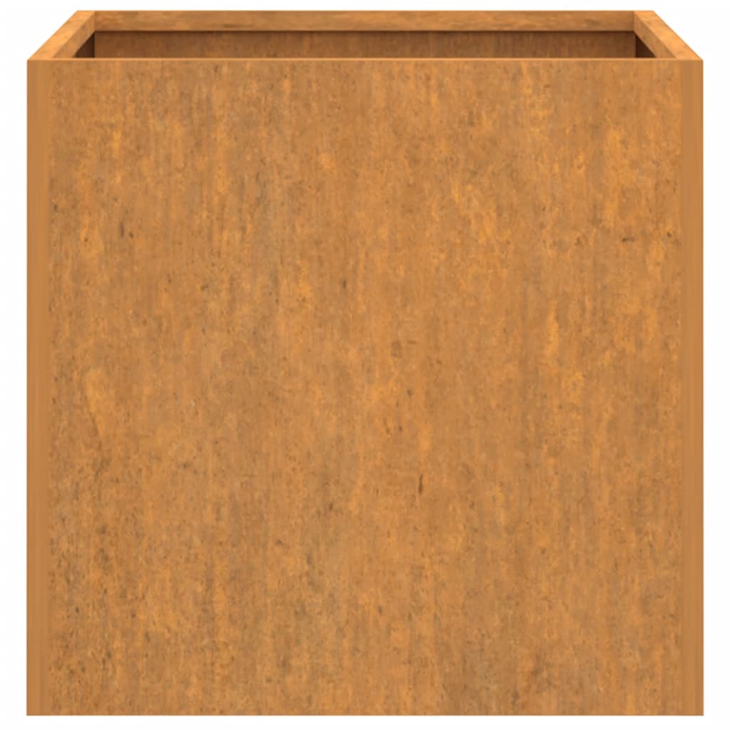 Plantekasse 32x30x29 cm cortenstål