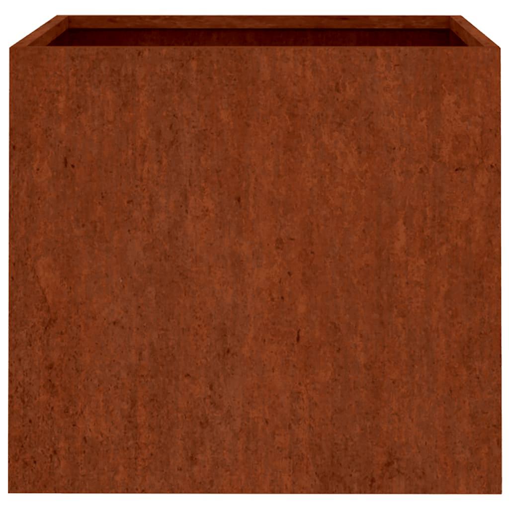 Plantekasse 49x47x46 cm cortenstål