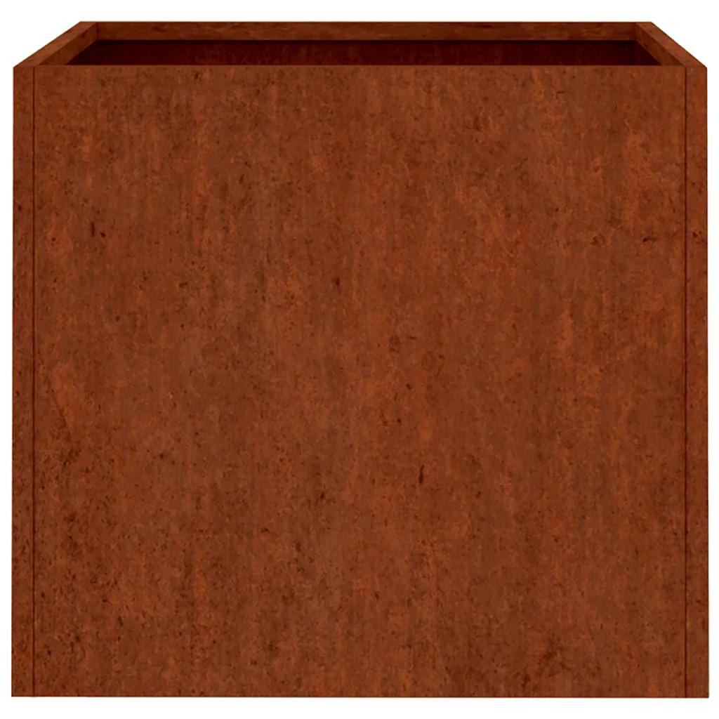 Plantekasse 49x47x46 cm cortenstål