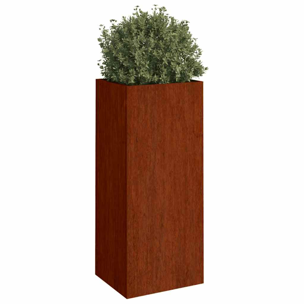 Plantekasse 32x29x75 cm cortenstål