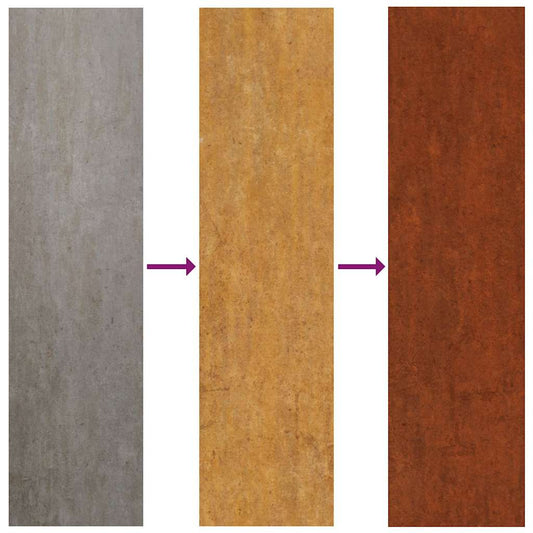 Plantekasse 32x29x75 cm cortenstål