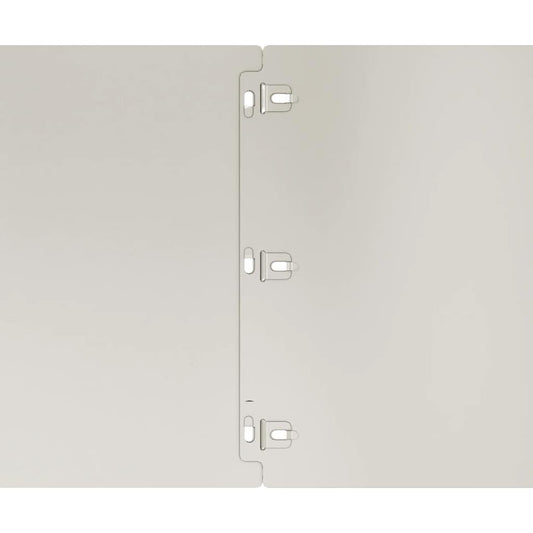 Plenkanter 10 stk 25x103 cm fleksibelt cortenstål