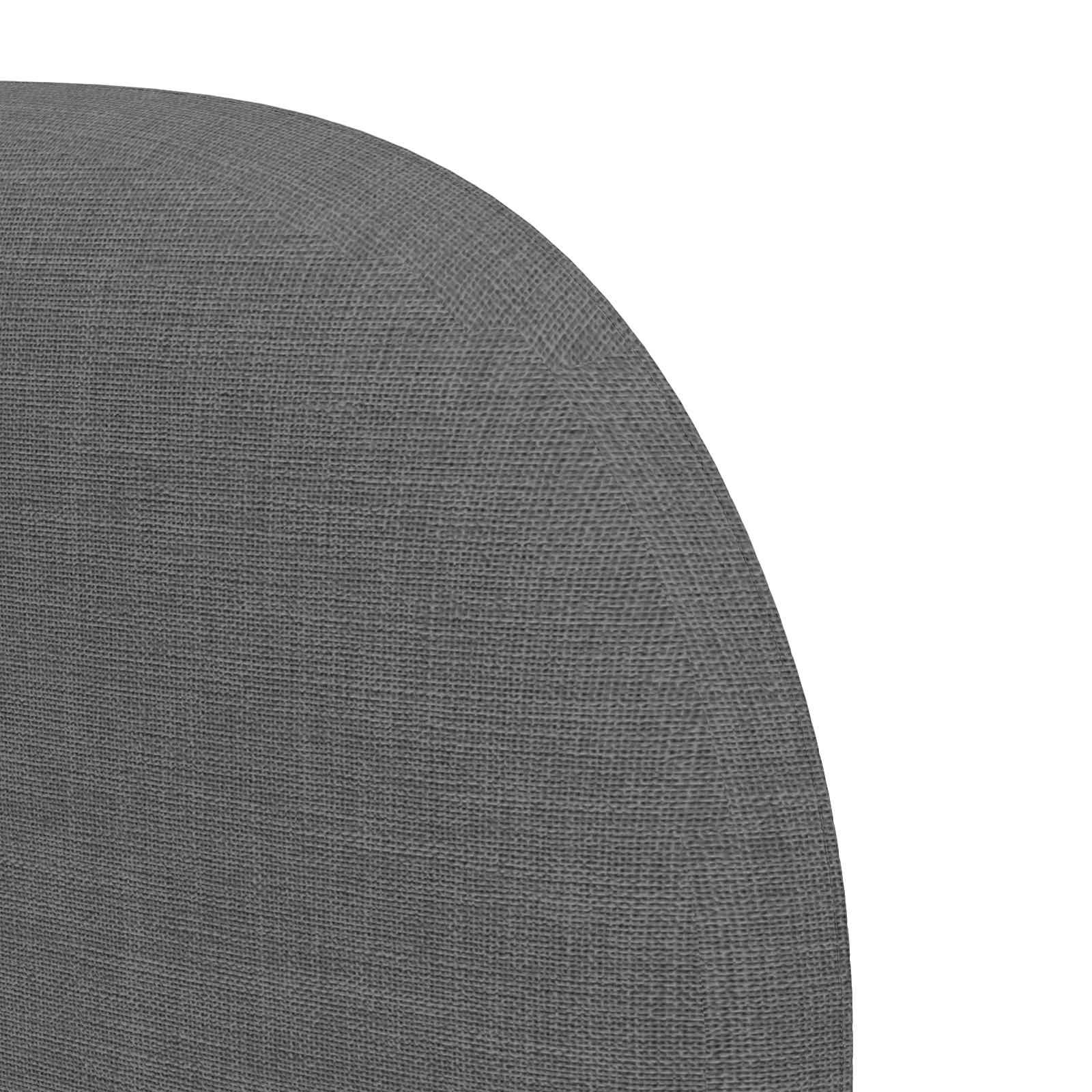 Hodegjerde Øre Dempet Grå 80 x 23 x 6 cm stoff vidaXL