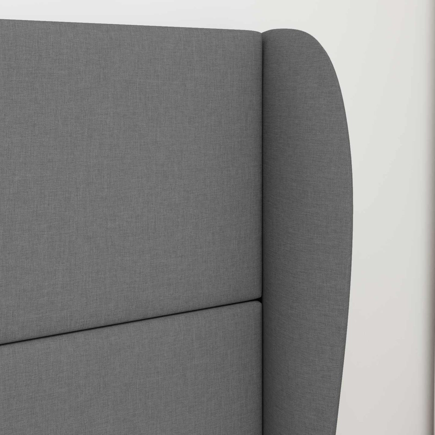 Hodegjerde Øre Dempet Grå 80 x 23 x 6 cm stoff vidaXL