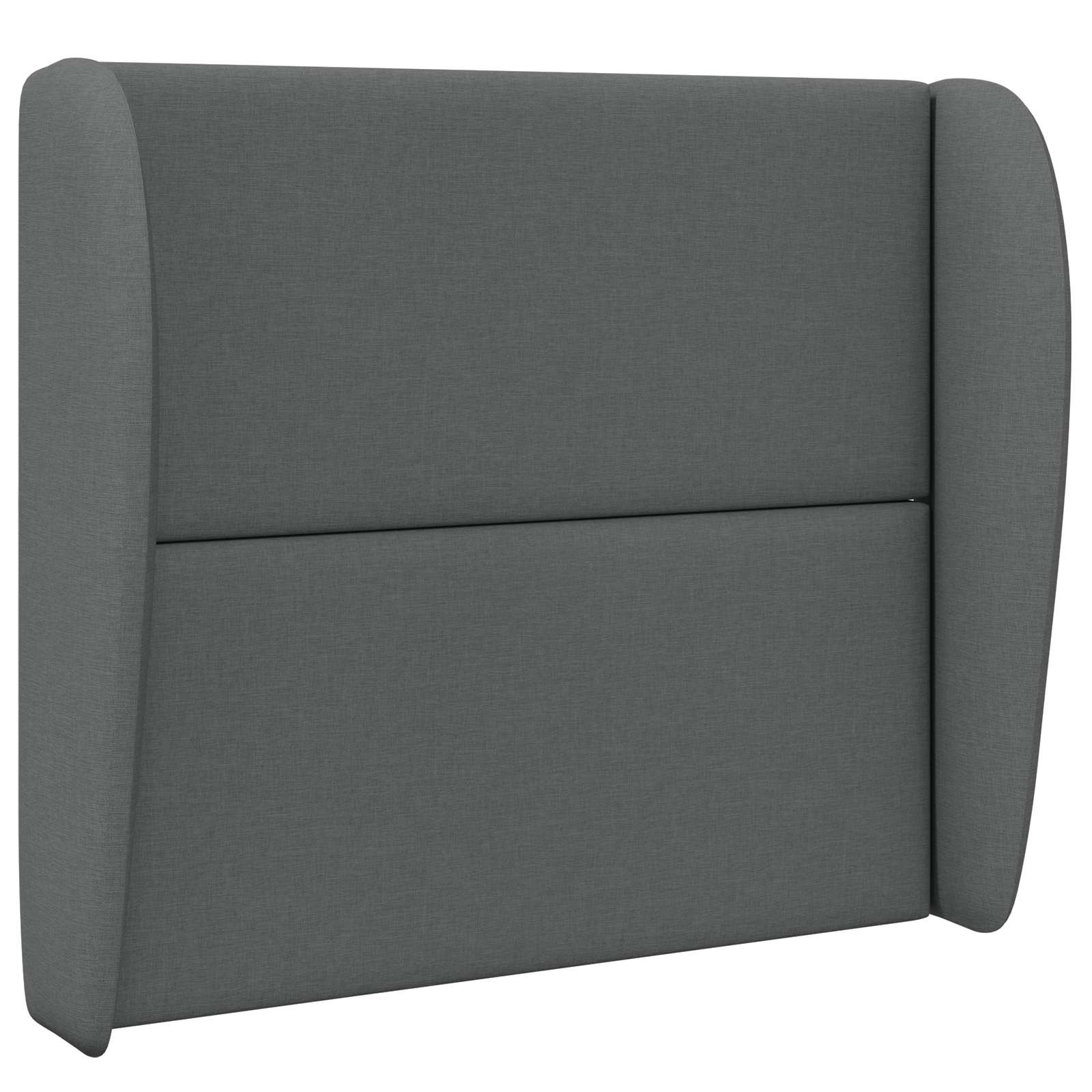 Hodegjerde Øre Dempet Grå 80 x 23 x 6 cm stoff vidaXL