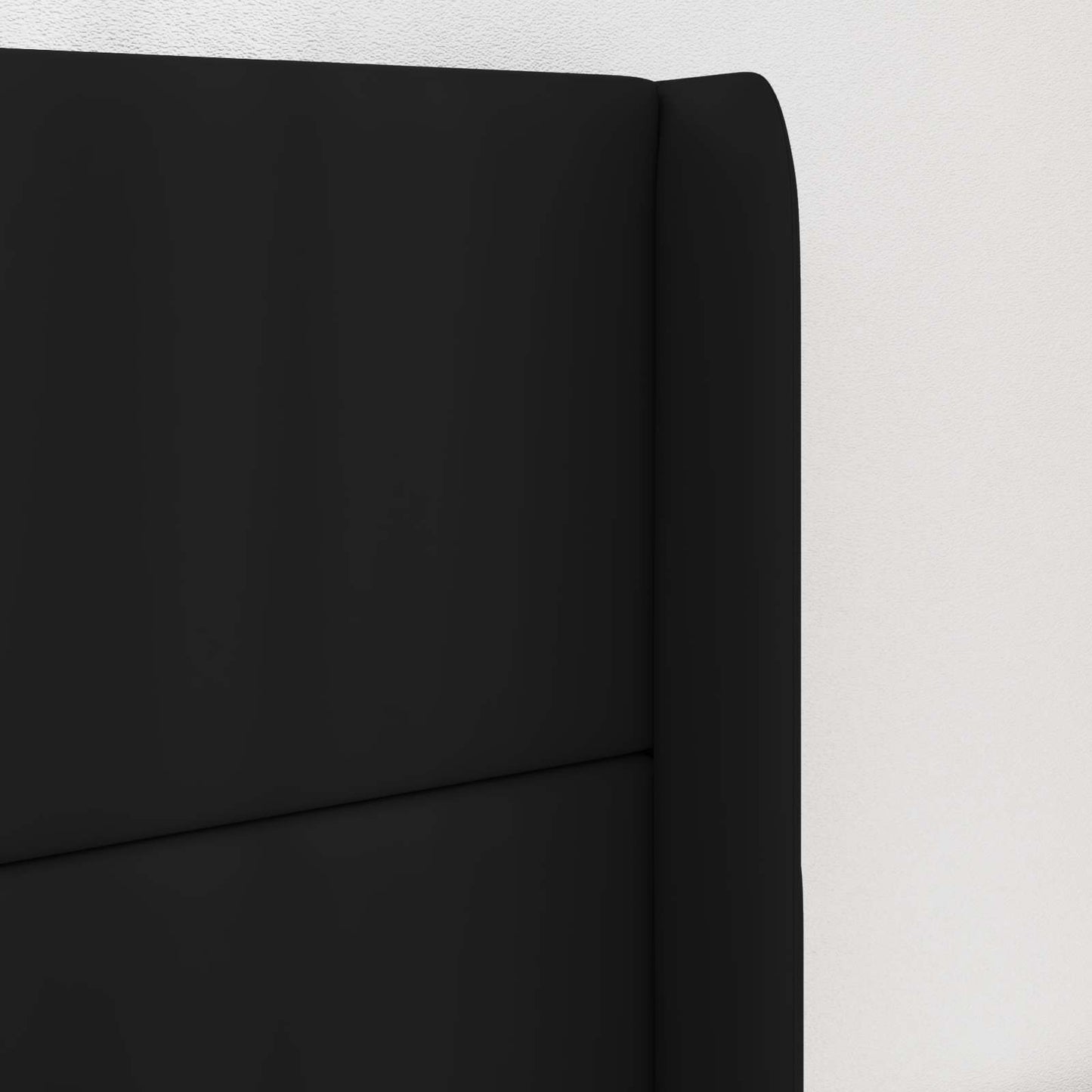 Hodegjerde Øre Svart 80 x 16 x 4 cm PVC vidaXL