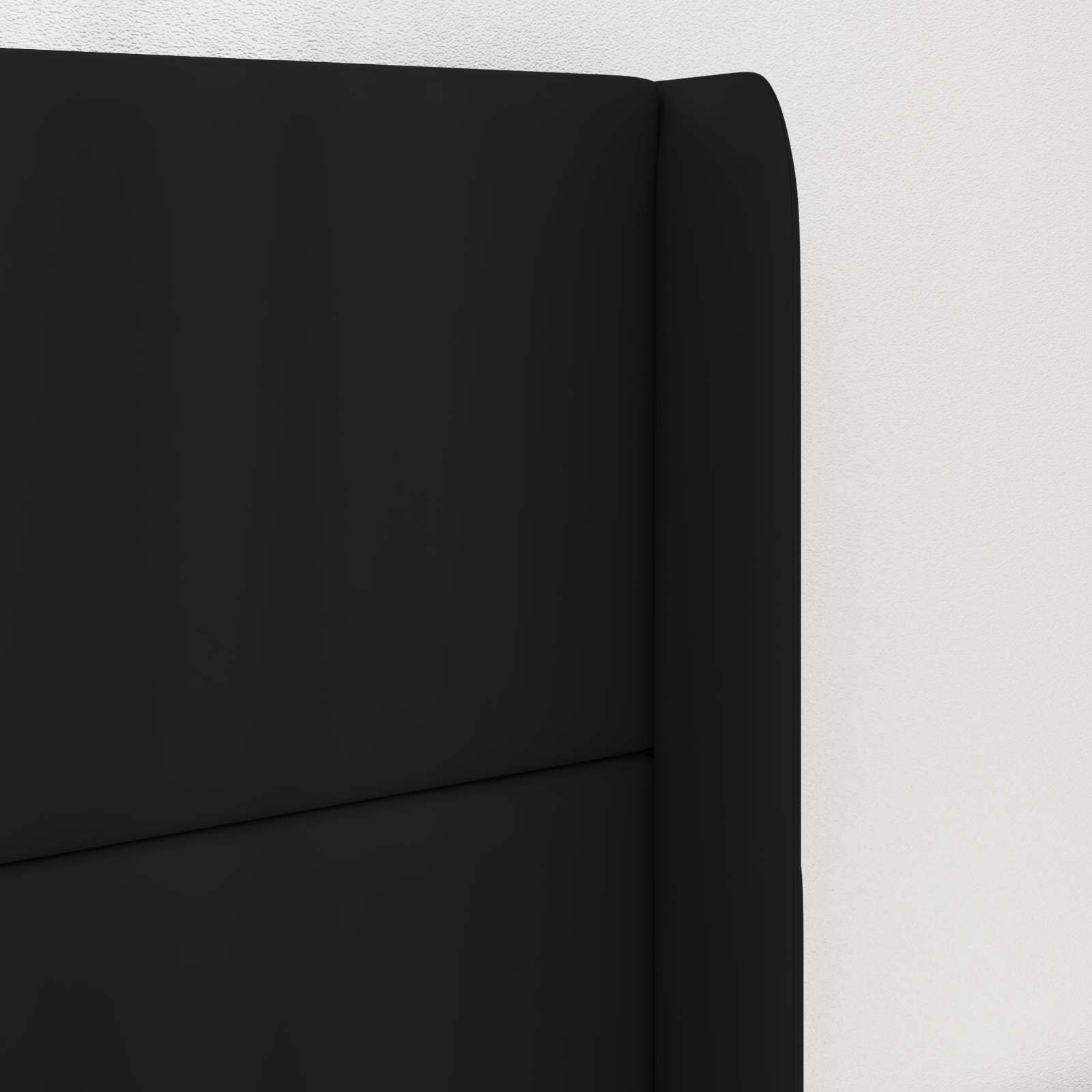 Hodegjerde Øre Svart 80 x 16 x 4 cm PVC vidaXL