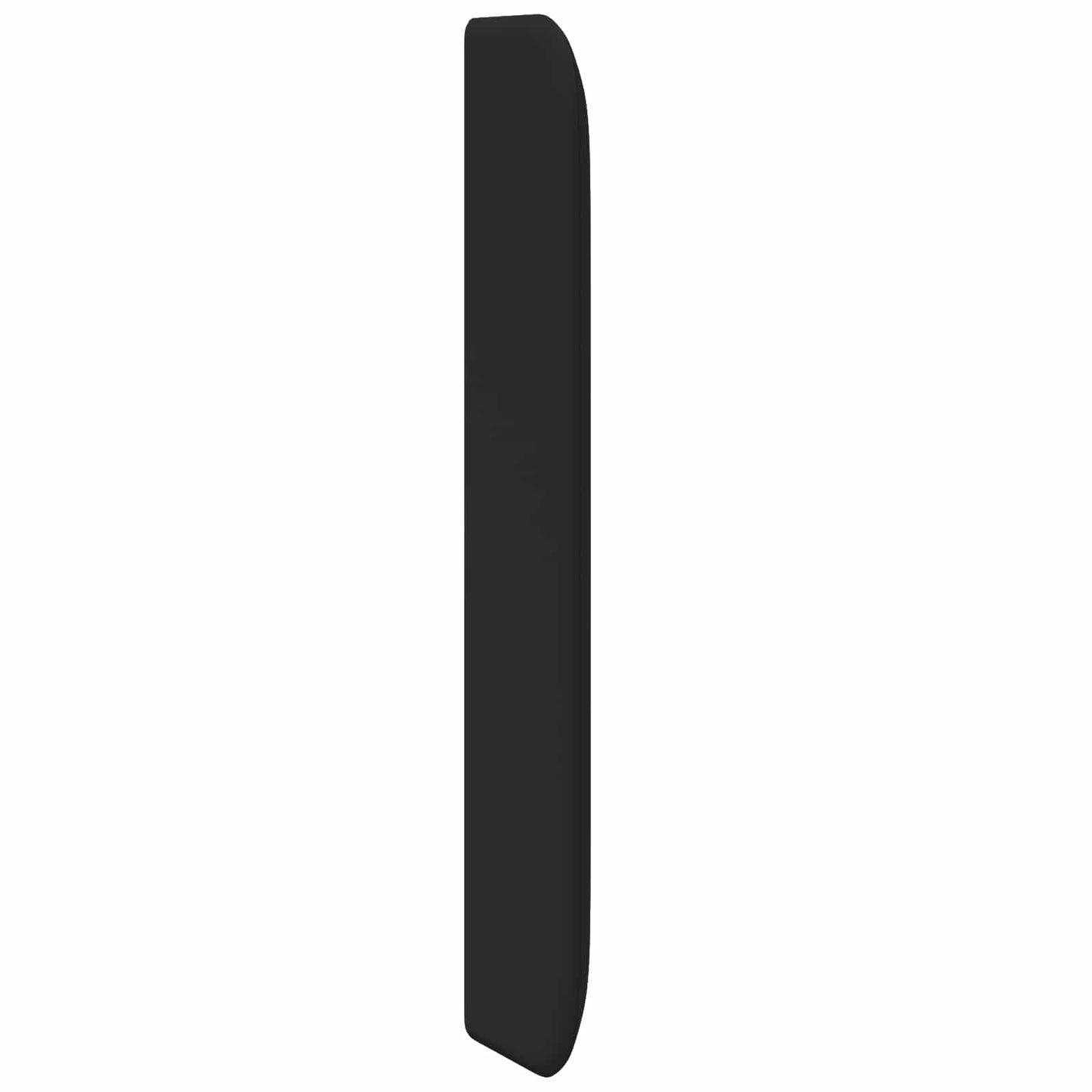 Hodegjerde Øre Svart 80 x 16 x 4 cm PVC vidaXL