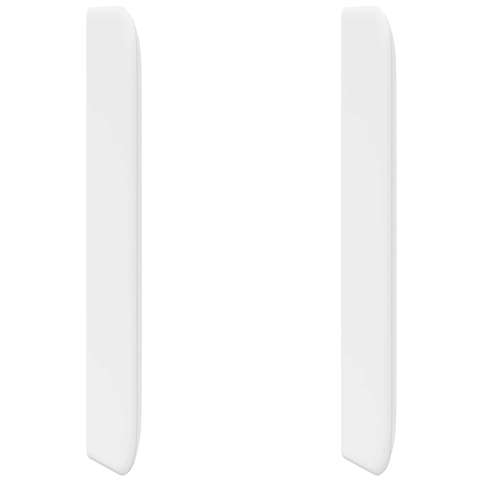 Hodegjerde Øre Hvit 80 x 16 x 4 cm PVC vidaXL