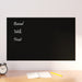 Veggmontert magnettavle svart 80x50 cm herdet glass