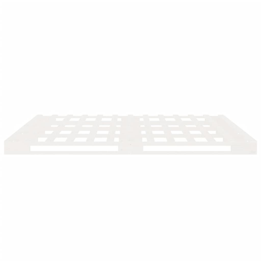 Sengeramme uten madrass hvit 160x200 cm heltre furu