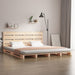 Sengeramme med madrass 200x200 cm heltre furu