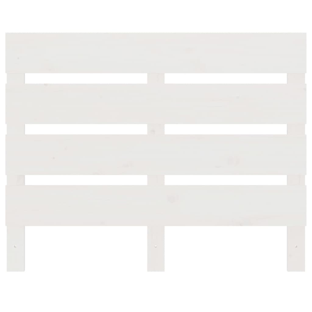 Sengeramme uten madrass hvit 75x190 cm heltre furu