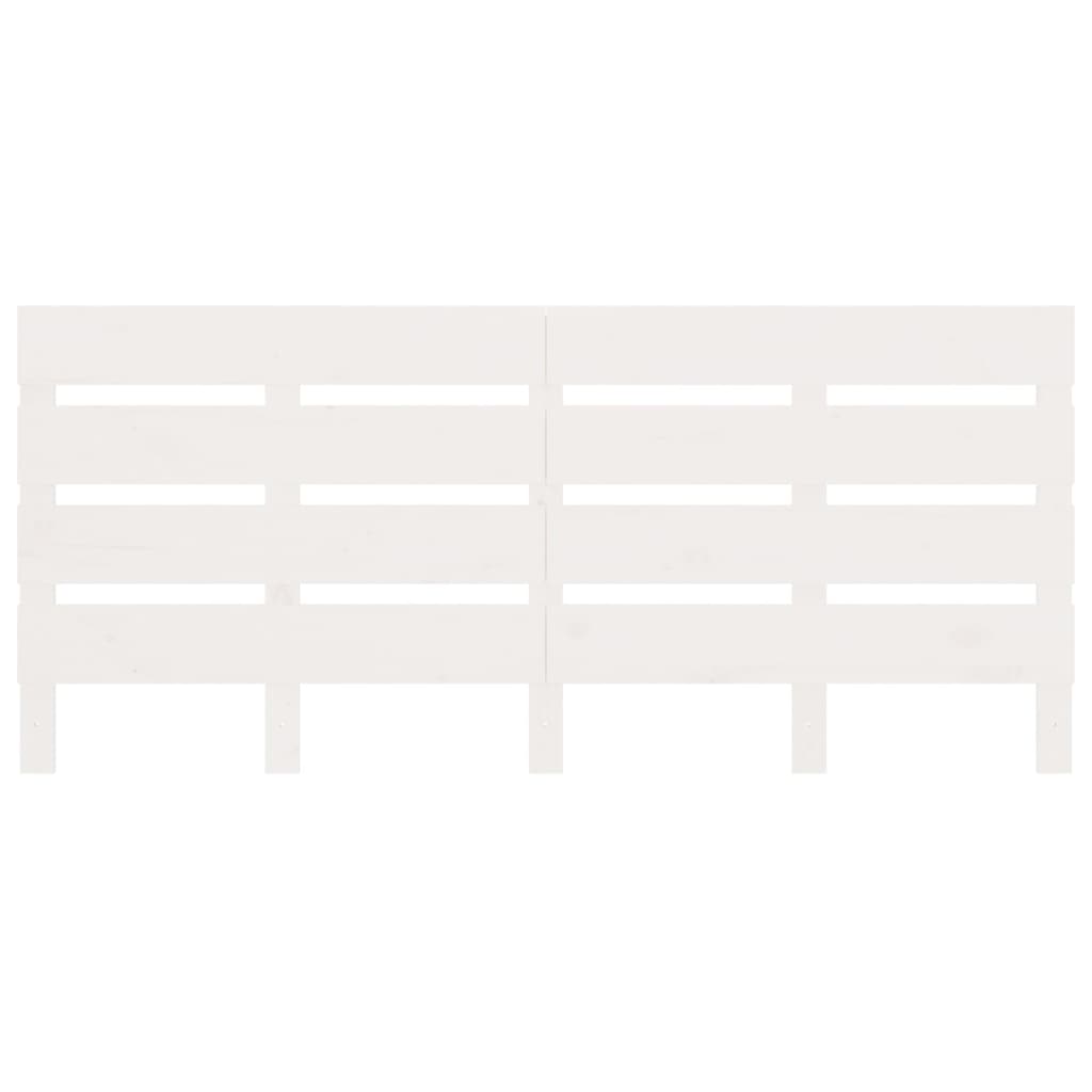 Sengeramme uten madrass hvit 135x190 cm heltre furu