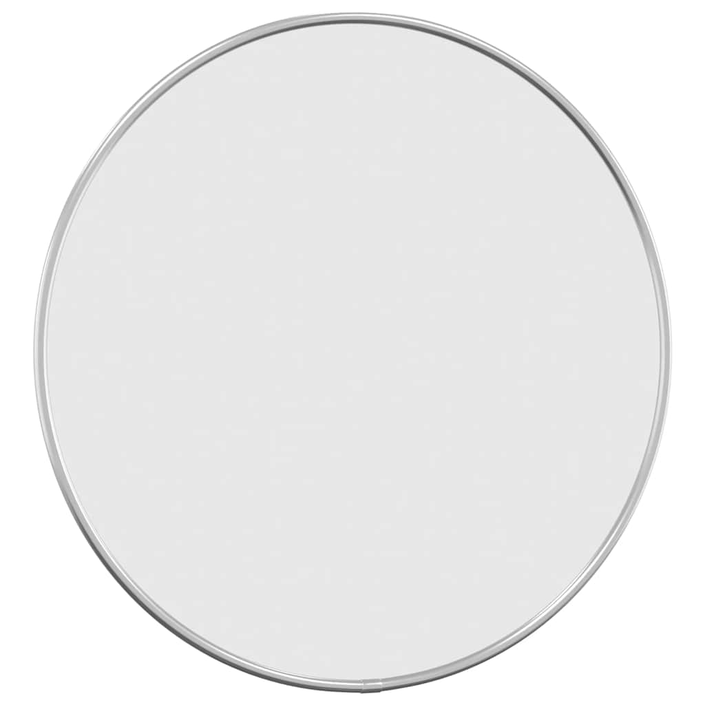 Veggspeil sølv Ø 40 cm rund