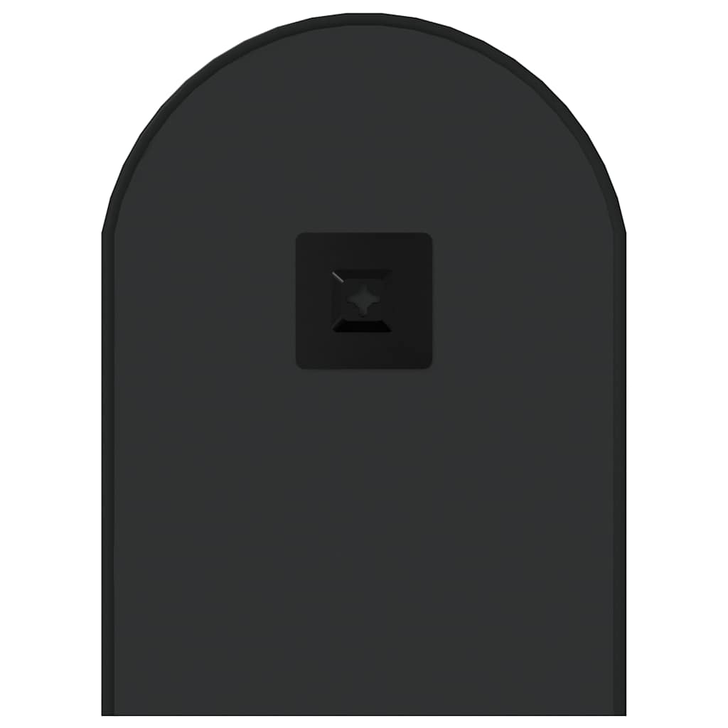Veggspeil svart 60x25 cm oval
