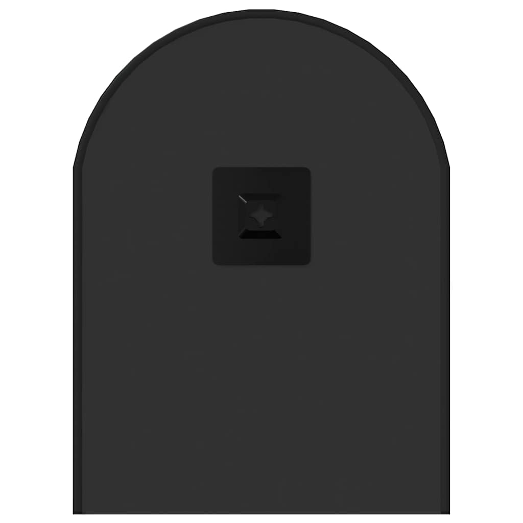 Veggspeil svart 60x25 cm oval