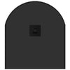 Veggspeil svart 80x35 cm oval
