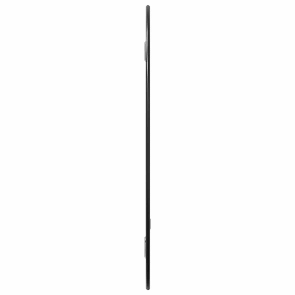 Veggspeil svart 40x30 cm