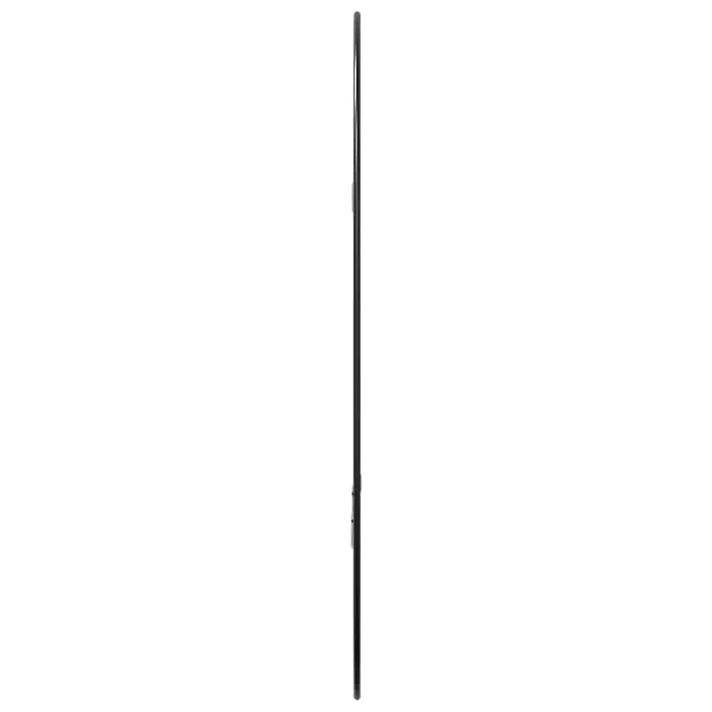 Veggspeil svart 60x40 cm