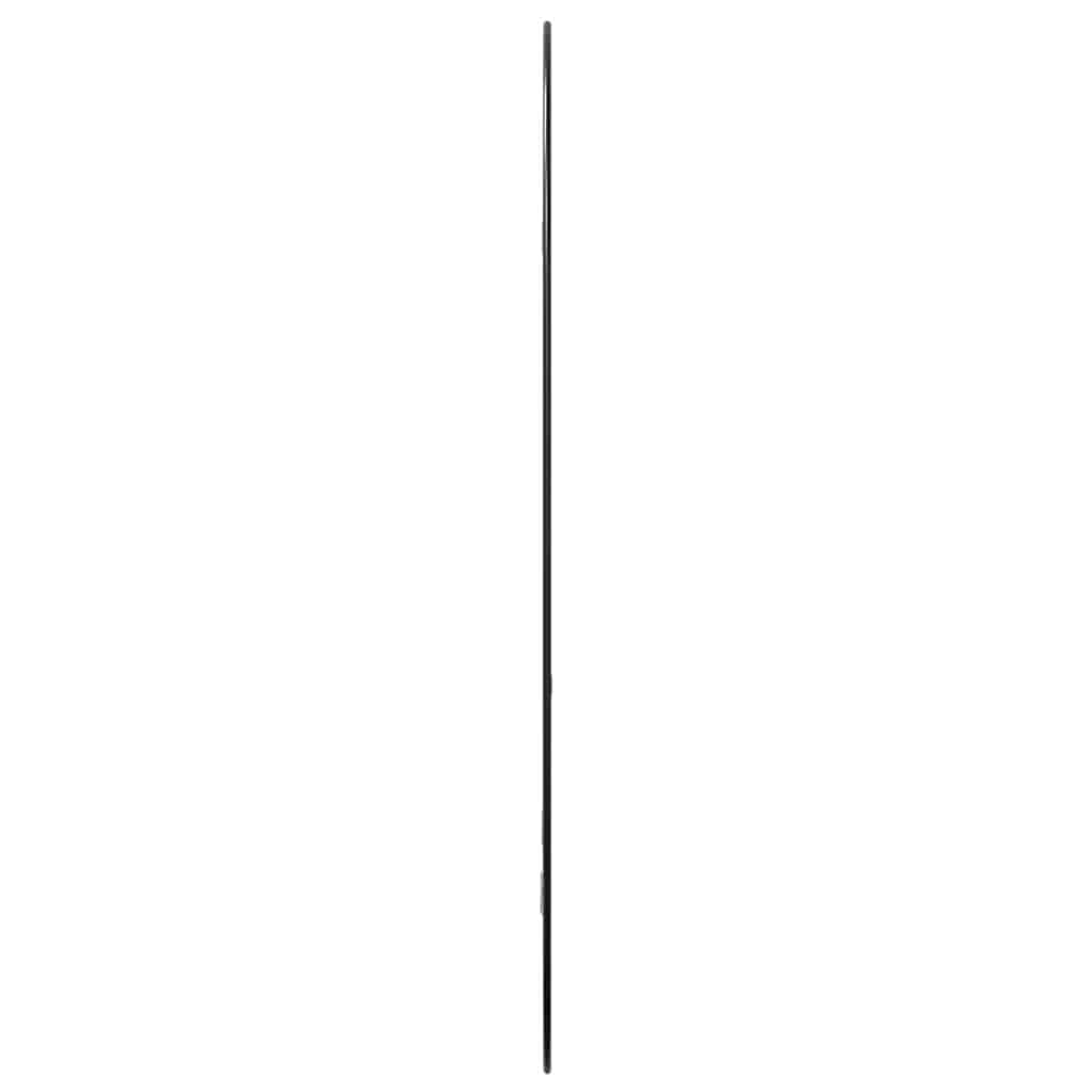 Veggspeil svart 80x50 cm