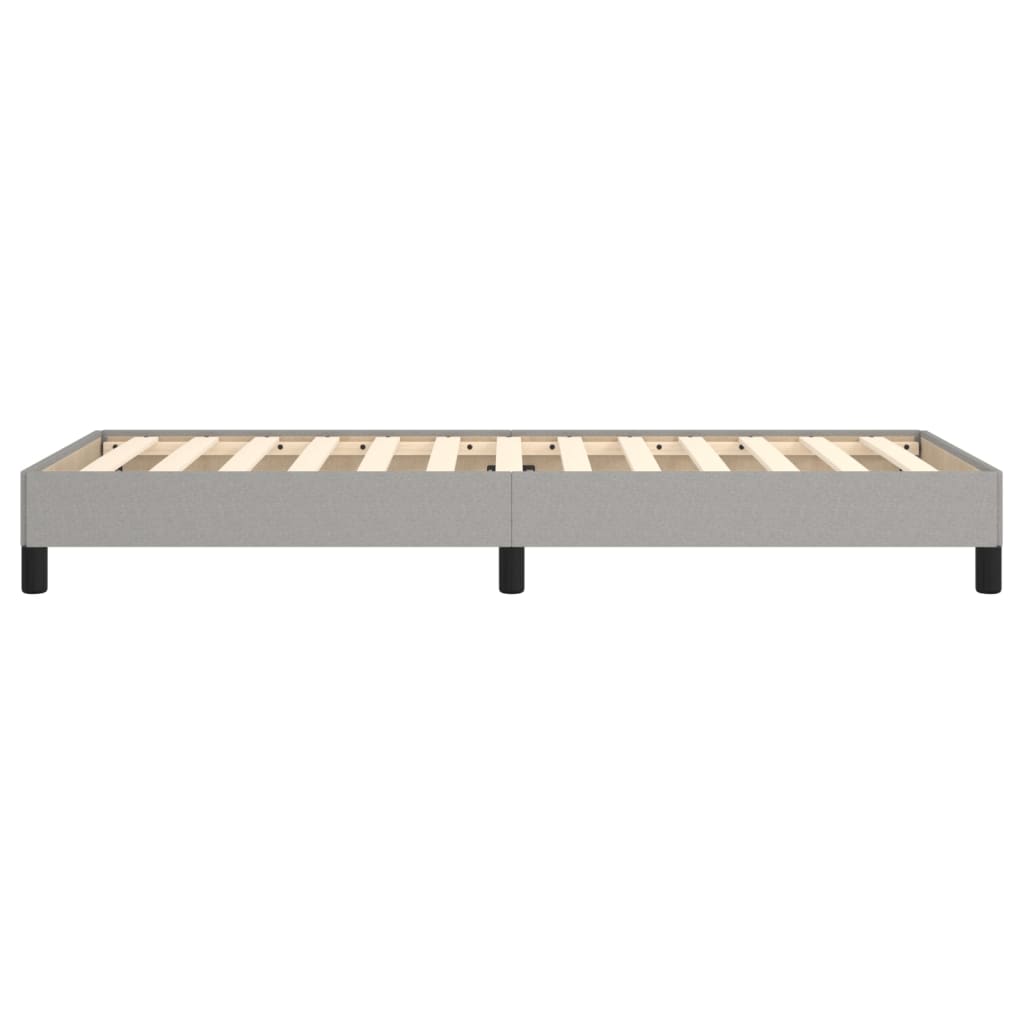 Sengeramme uten madrass lysegrå 90x190 cm Single stoff