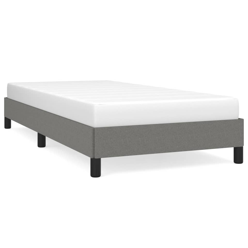 Sengeramme uten madrass mørkegrå 90x190 cm Single stoff