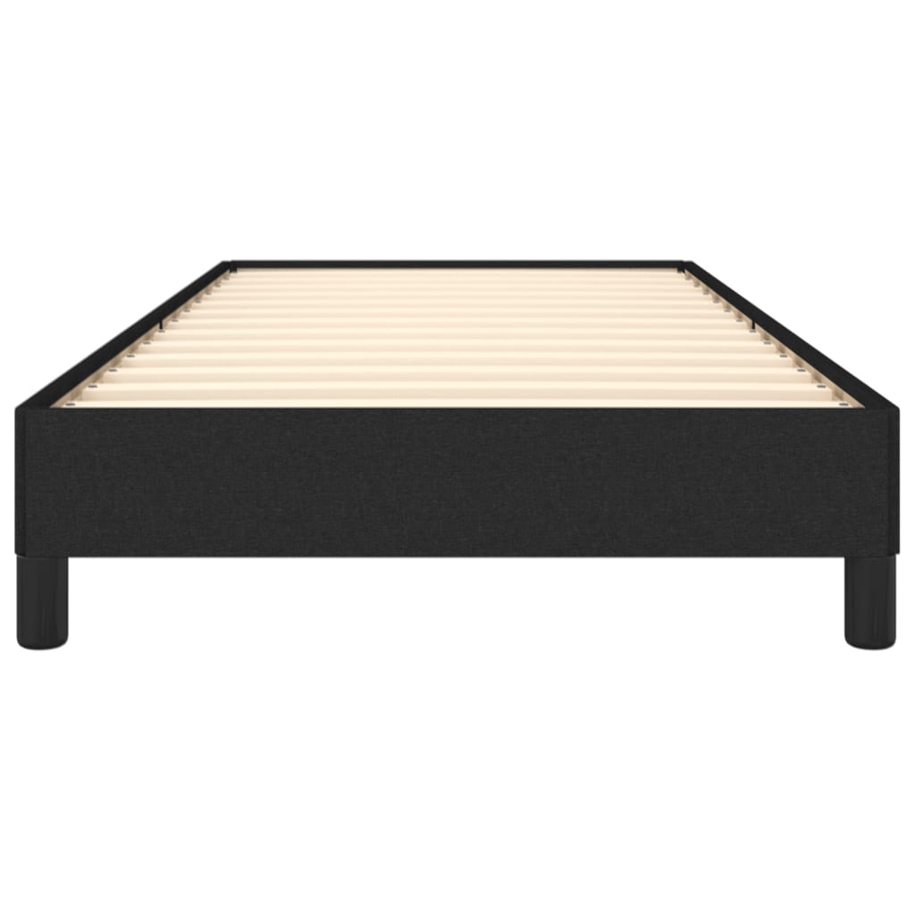 Sengeramme uten madrass svart 90x190 cm Single stoff