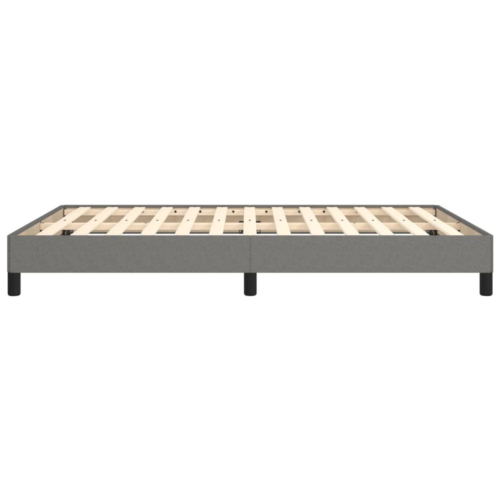 Sengeramme uten madrass mørkegrå 135x190 cm Double stoff