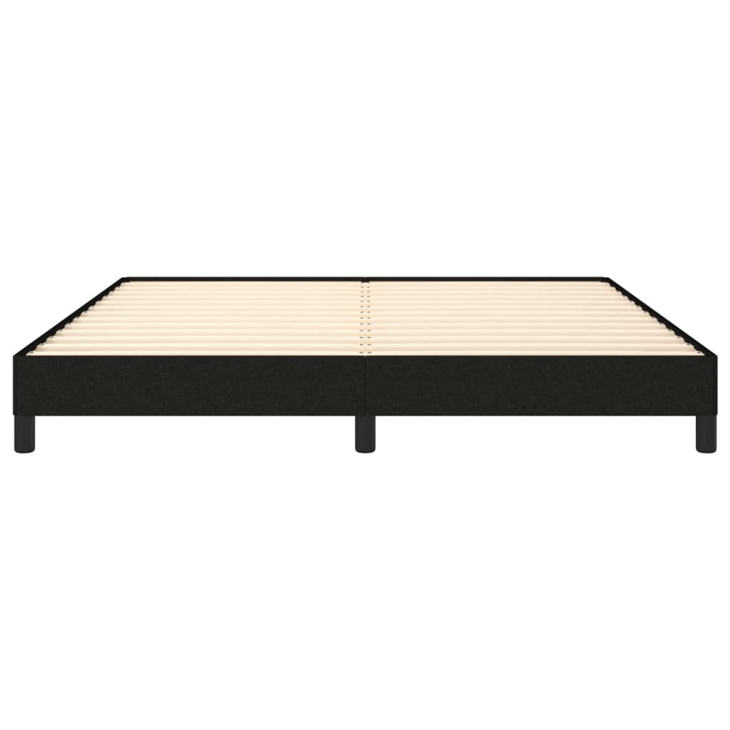 Sengeramme uten madrass svart 180x200cm Super King stoff