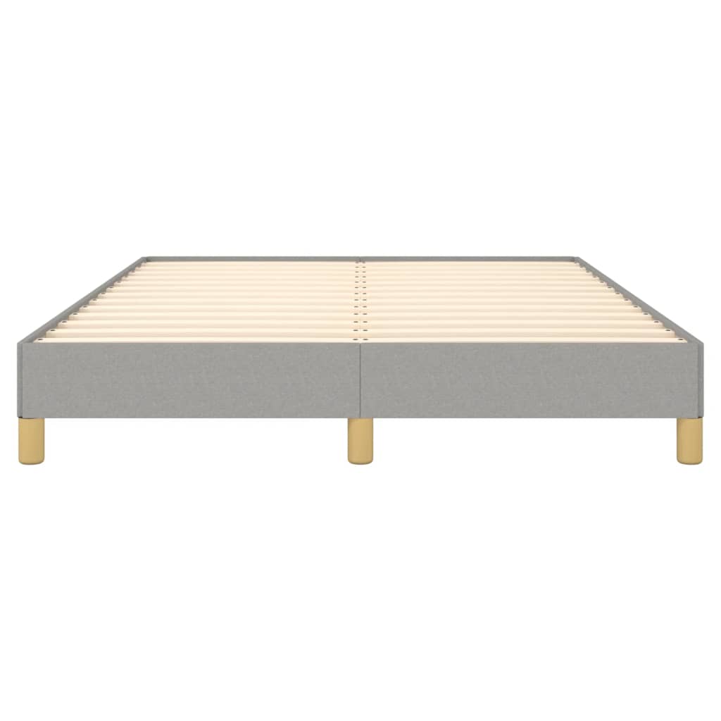 Sengeramme uten madrass lysegrå 135x190 cm Double stoff