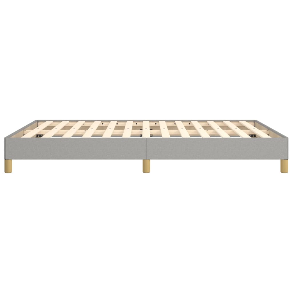 Sengeramme uten madrass lysegrå 135x190 cm Double stoff