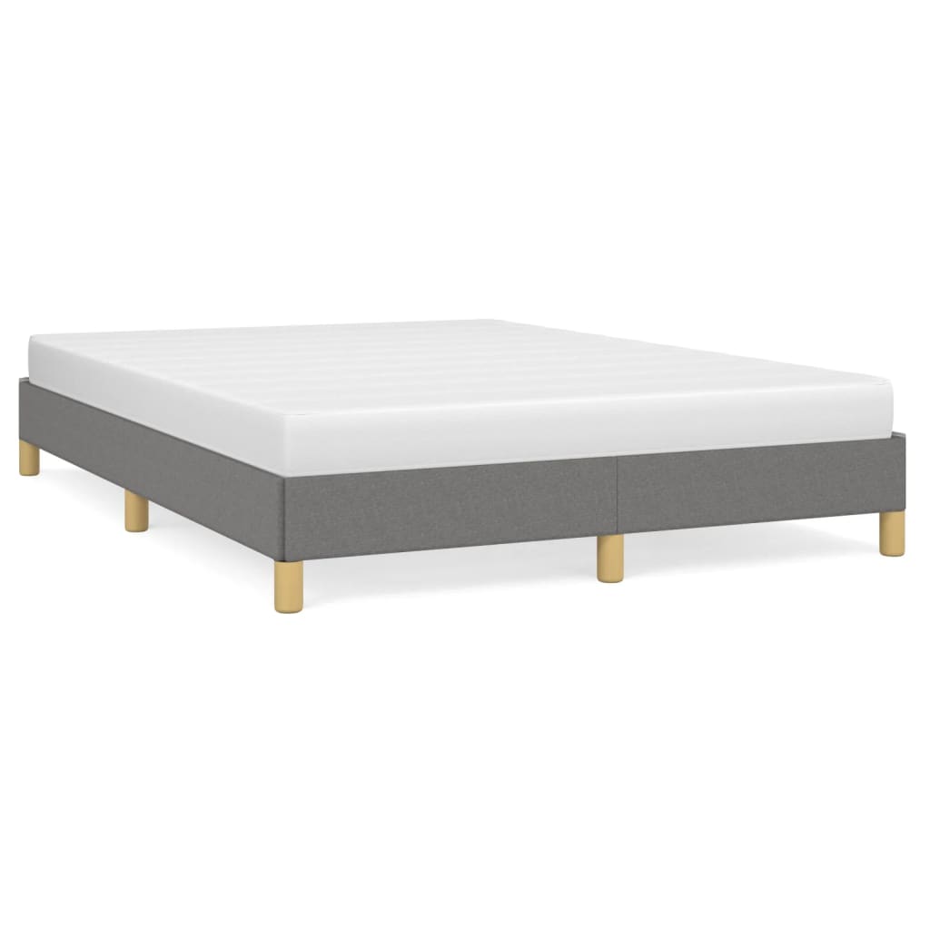 Sengeramme uten madrass mørkegrå 135x190 cm Double stoff