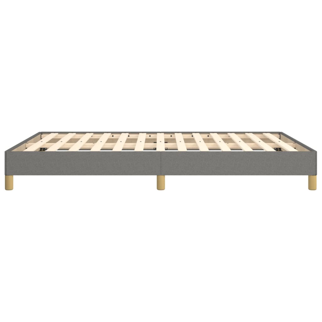 Sengeramme uten madrass mørkegrå 135x190 cm Double stoff
