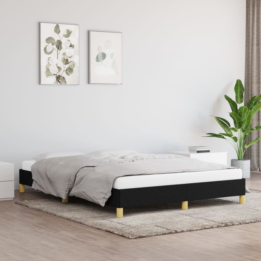 Sengeramme uten madrass svart 135x190 cm Double stoff