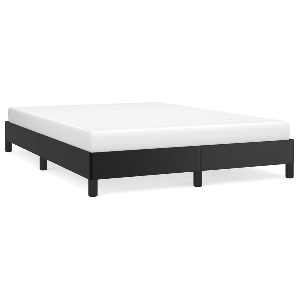 Sengeramme uten madrass svart 135x190 cm Double kunstskinn