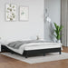 Sengeramme uten madrass svart 135x190 cm Double kunstskinn