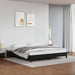 Sengeramme svart 180x200 cm Super King kunstskinn